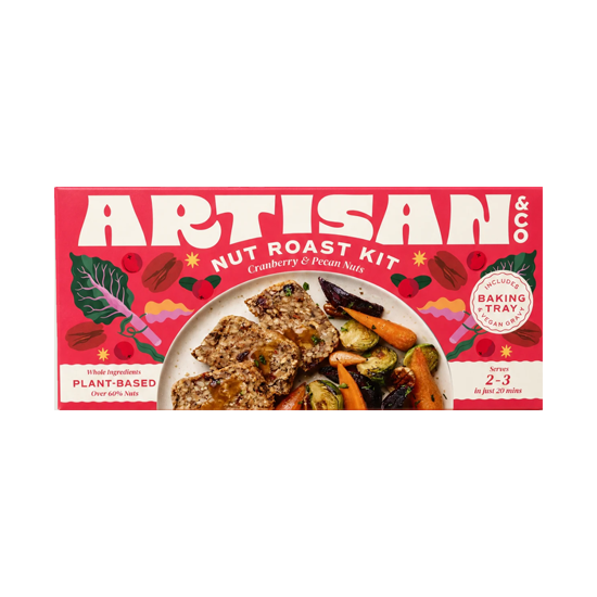 Artisan & Co Cranberry & Pecan Nut Roast Kit 212g