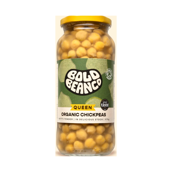 Bold Bean Co Queen Chickpeas Organic 570g