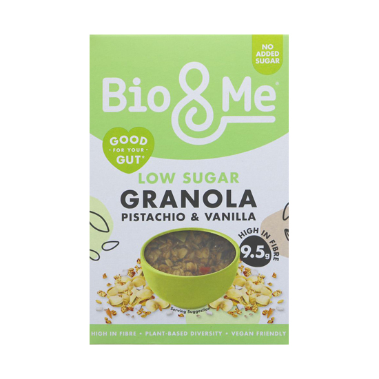 Bio & Me Low Sugar Granola Pistachio & Vanilla 360g